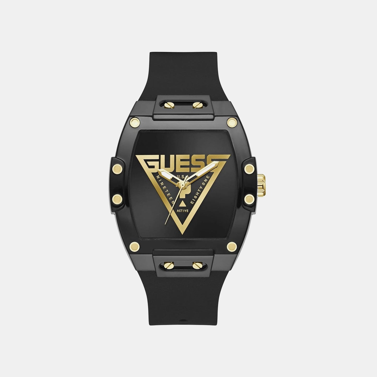 Gt Phoenix Men Quartz Black Dial Analog Stainless Steel GW1072G2