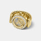 Gb Anna Women Quartz Multicolor Dial Analog Stainless Steel GW1078L2