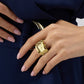 Gb Mod Heavy Metal Women Quartz Gold Dial Analog Stainless Steel GW1079L2