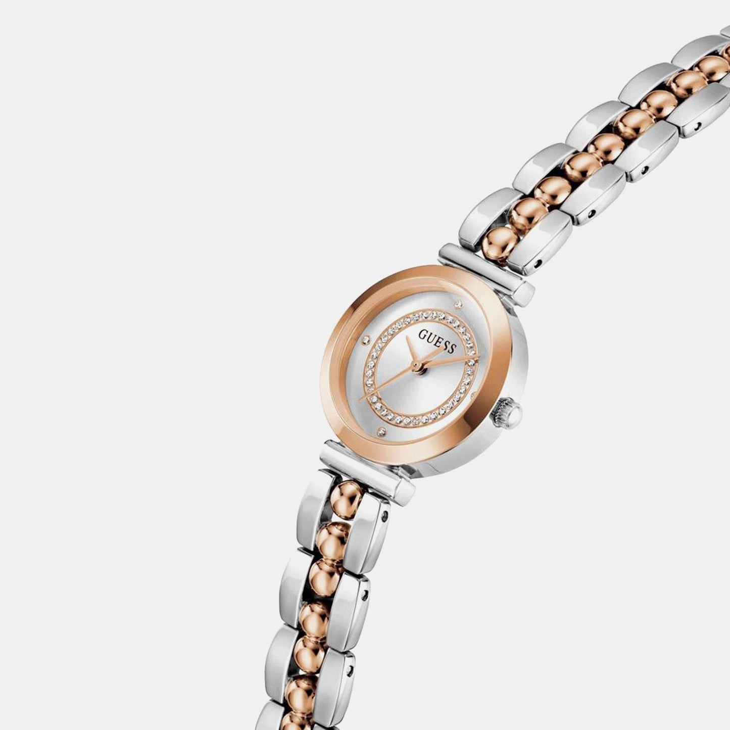 Gb Leena Women Quartz Silver Dial Analog Stainless Steel GW0994L5 - Guess watch - Image 4