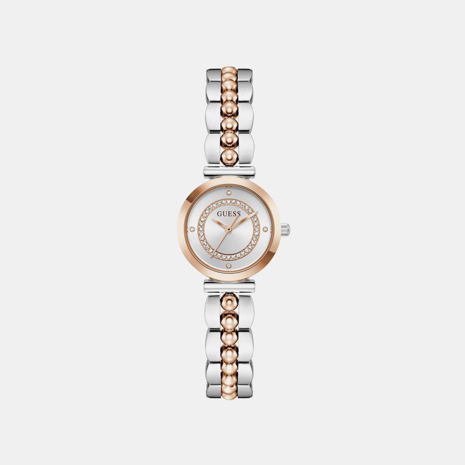 Gb Leena Women Quartz Silver Dial Analog Stainless Steel GW0994L5 - Guess watch