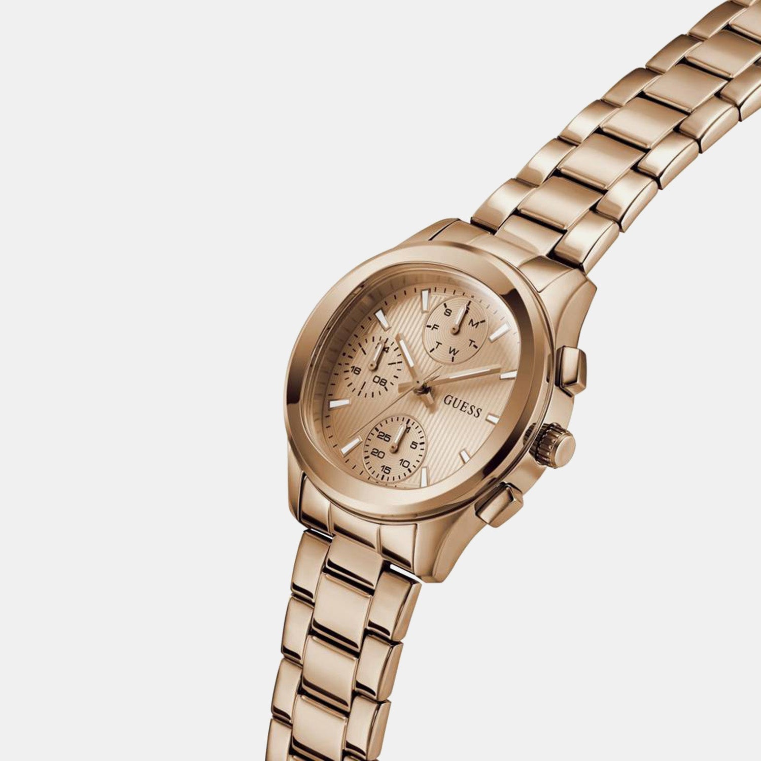 Gd Birdie Women Quartz Rose Gold Dial Analog Stainless Steel GW1031L4 - Guess watch - Image 4