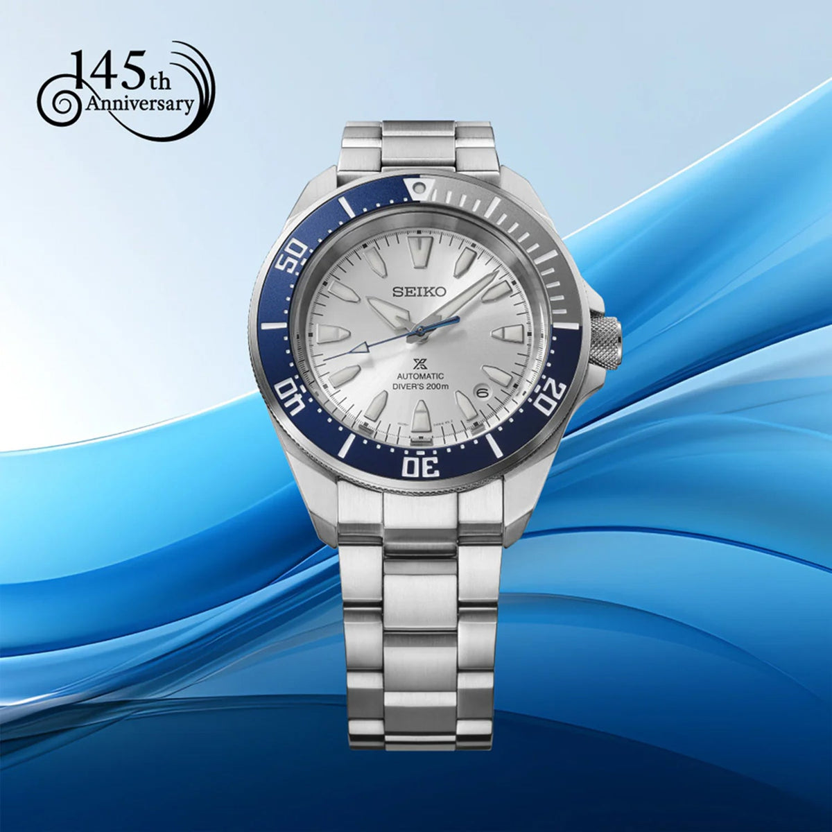 Seiko Prospex Automatic Men Watches in Round case & Silver Dial HBB001K1