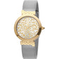 Vibrazioni Steel Yellow Gold Leopard Glitter