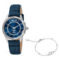 Set Catena Blue Leather