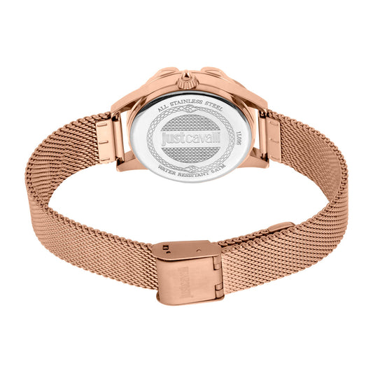 JC Giro Steel Rose Gold Serpente Zircons