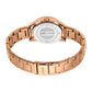Logomania SET Steel Rose Gold Zebra Zircons