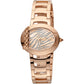 Steel Rose Gold Zebra Glitter