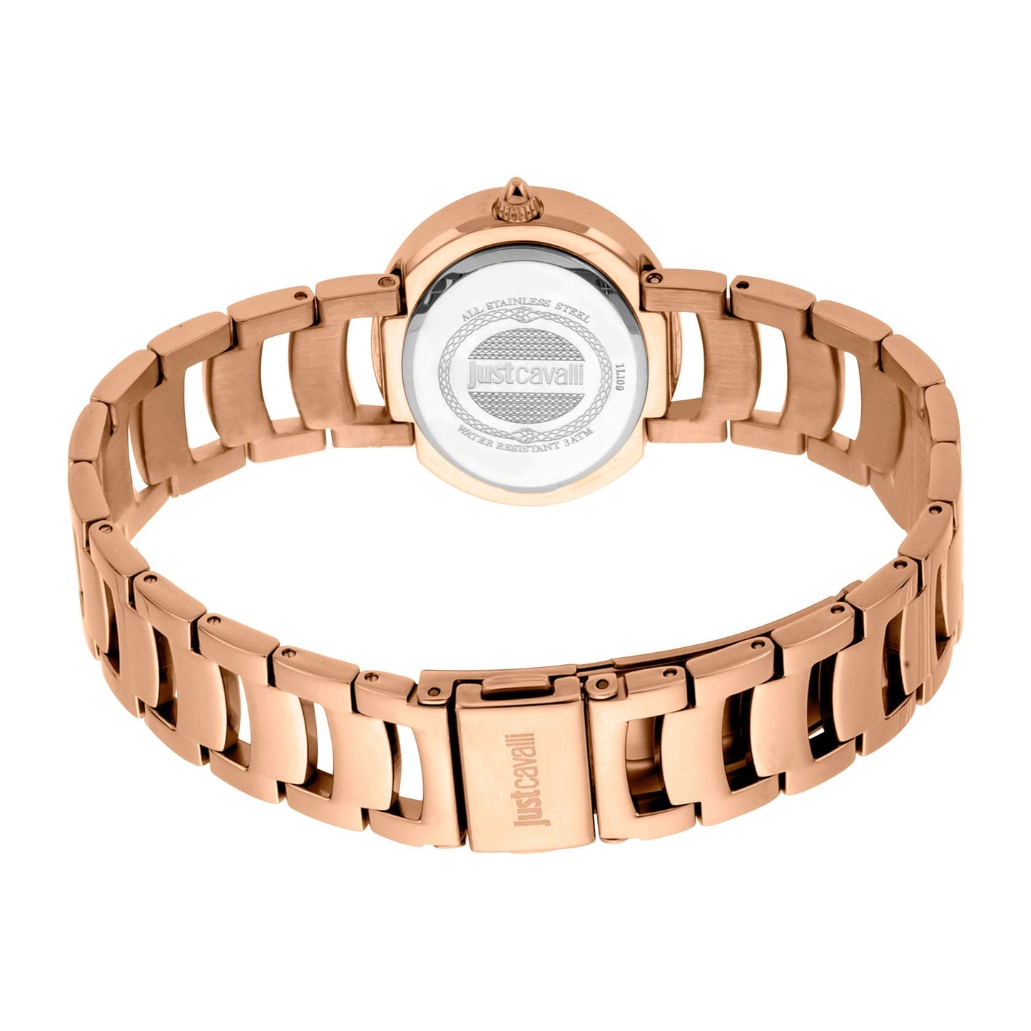 Steel Rose Gold Zebra Glitter