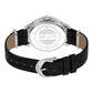 Just per me Leather Black Silver Zebra Glitter