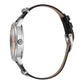 Just per me Leather Black Silver Zebra Glitter