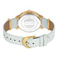 Just per me Leather White Yellow Gold Zebra Glitter