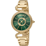 Snake Inside Gold Green