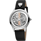 Black Silver Leopard Logo
