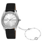 Brillante Silver Leather