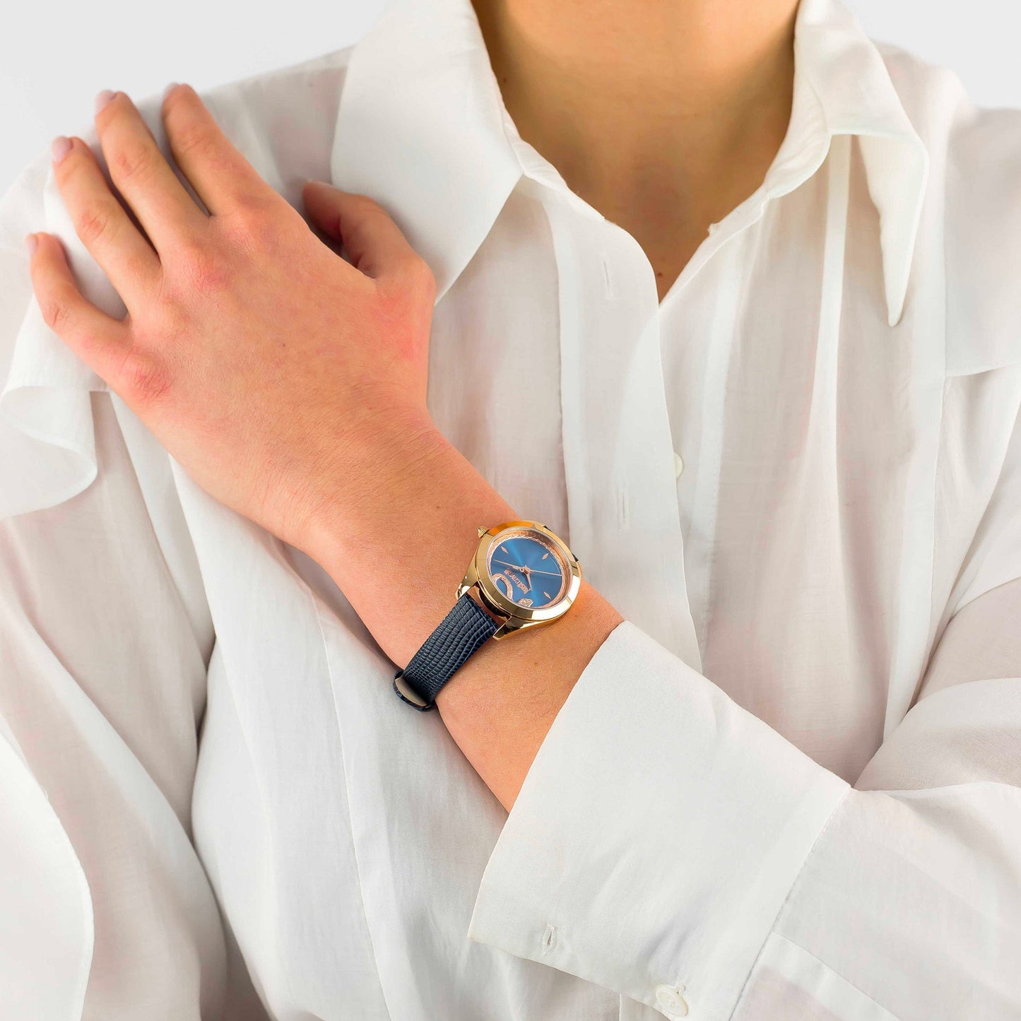 Donna finezza Leather RG Blue
