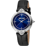 Luce Leather Black Blue