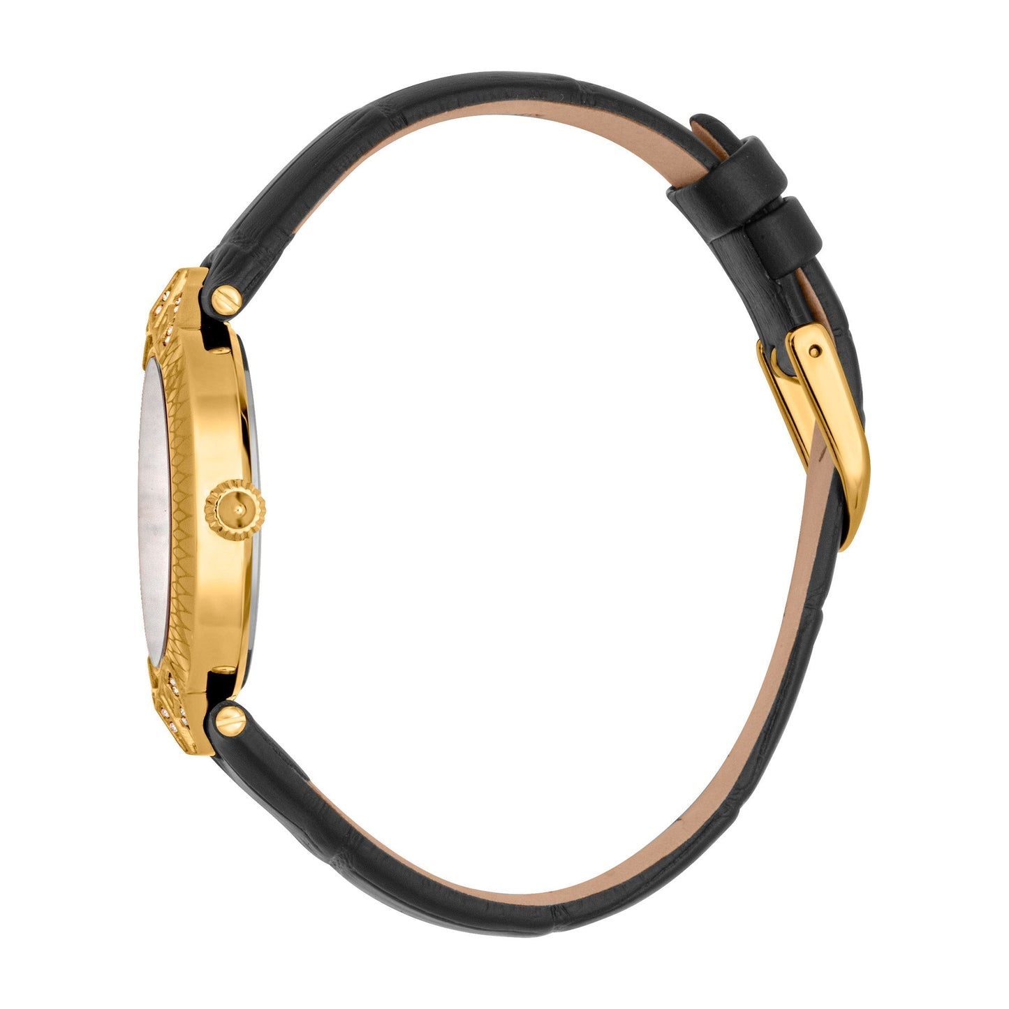 Luce Leather Black Gold