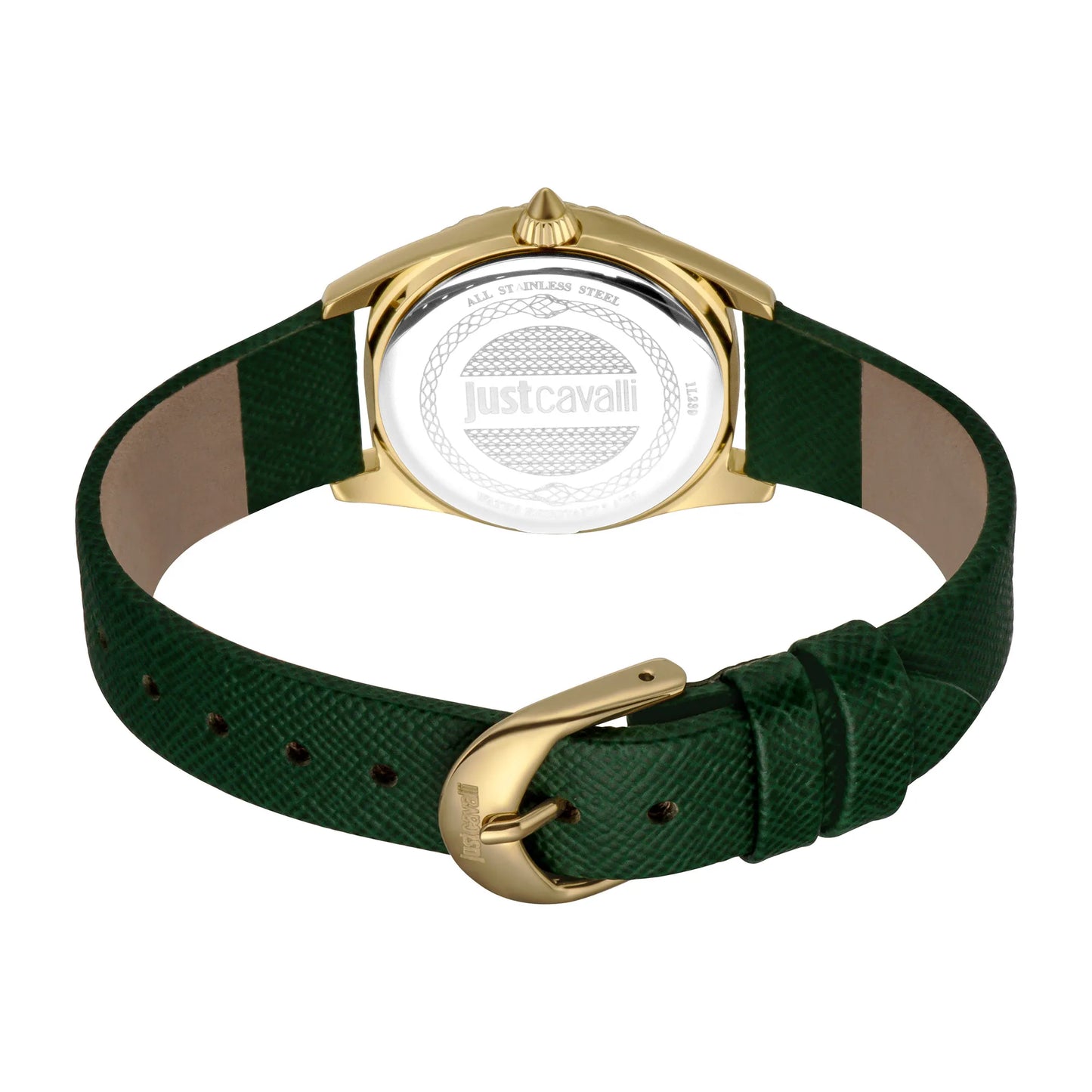 Fashion Glam Leather Green Gold