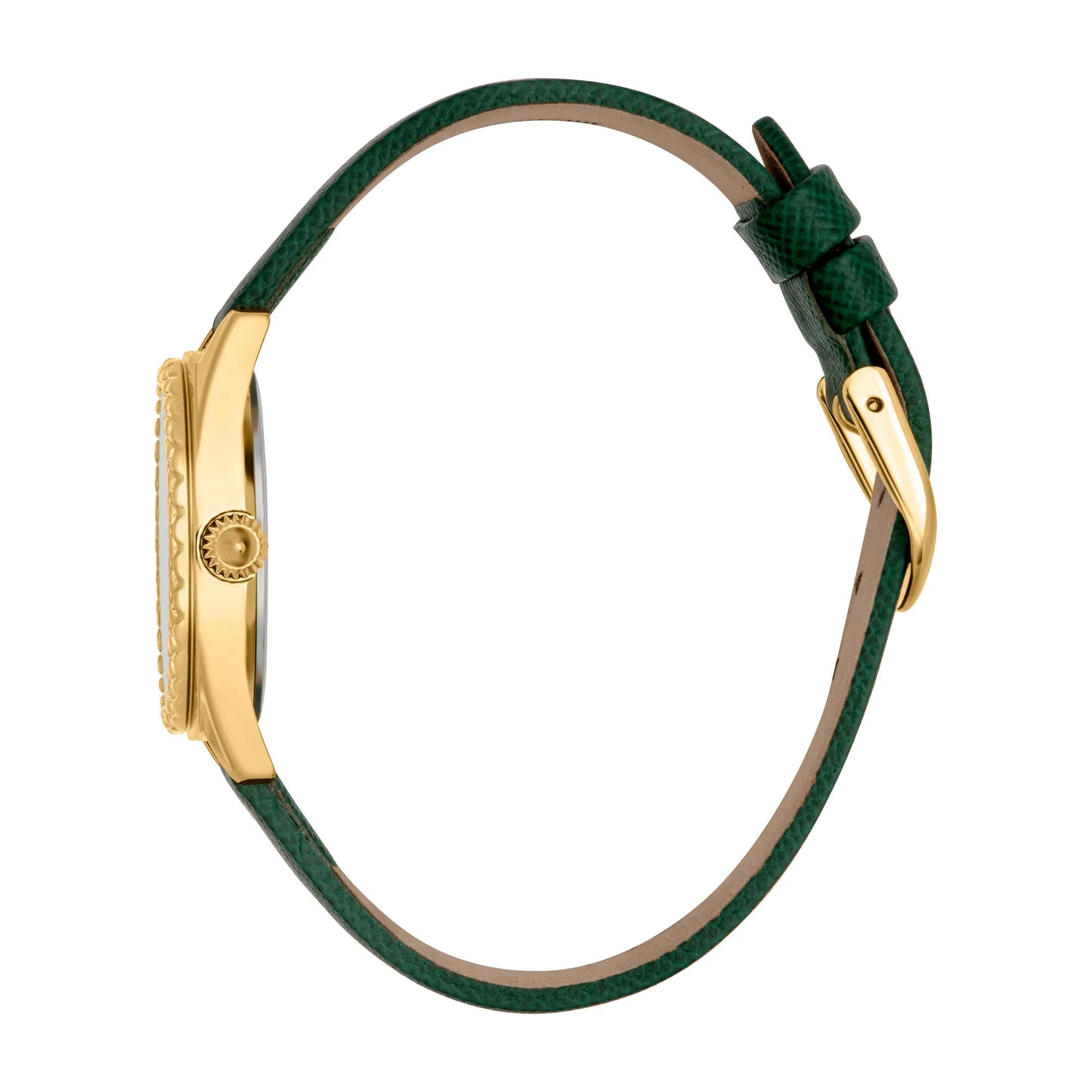 Fashion Glam Leather Green Gold