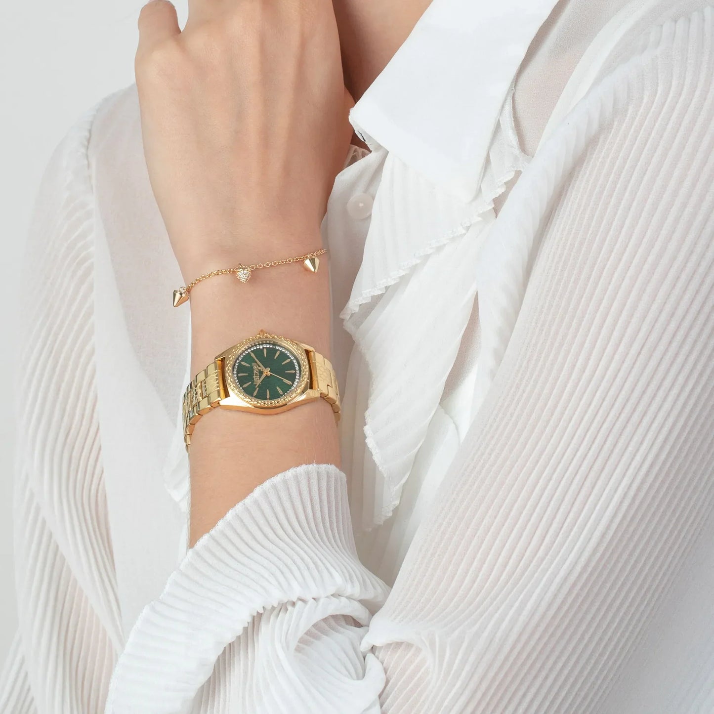 Fashion Glam Yellow Gold Green