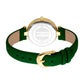 Maiuscola Leather Green Gold