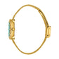 Eleganza Mini Yellow Gold Turquoise