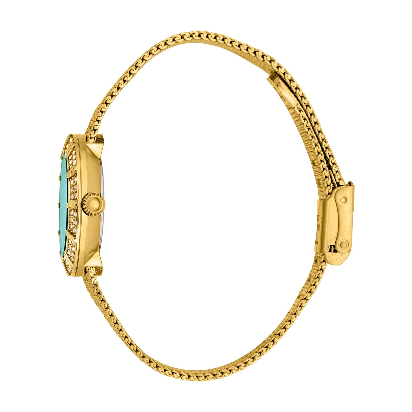 Eleganza Mini Yellow Gold Turquoise
