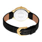 Puntale Black Leather Yellow Gold