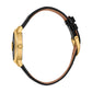 Puntale Black Leather Yellow Gold