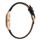 Pacentro Leather Black Rose Gold