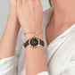 Pacentro Leather Black Rose Gold