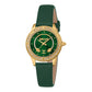 Neive Leather Green Yellow Gold