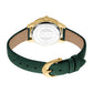 Neive Leather Green Yellow Gold