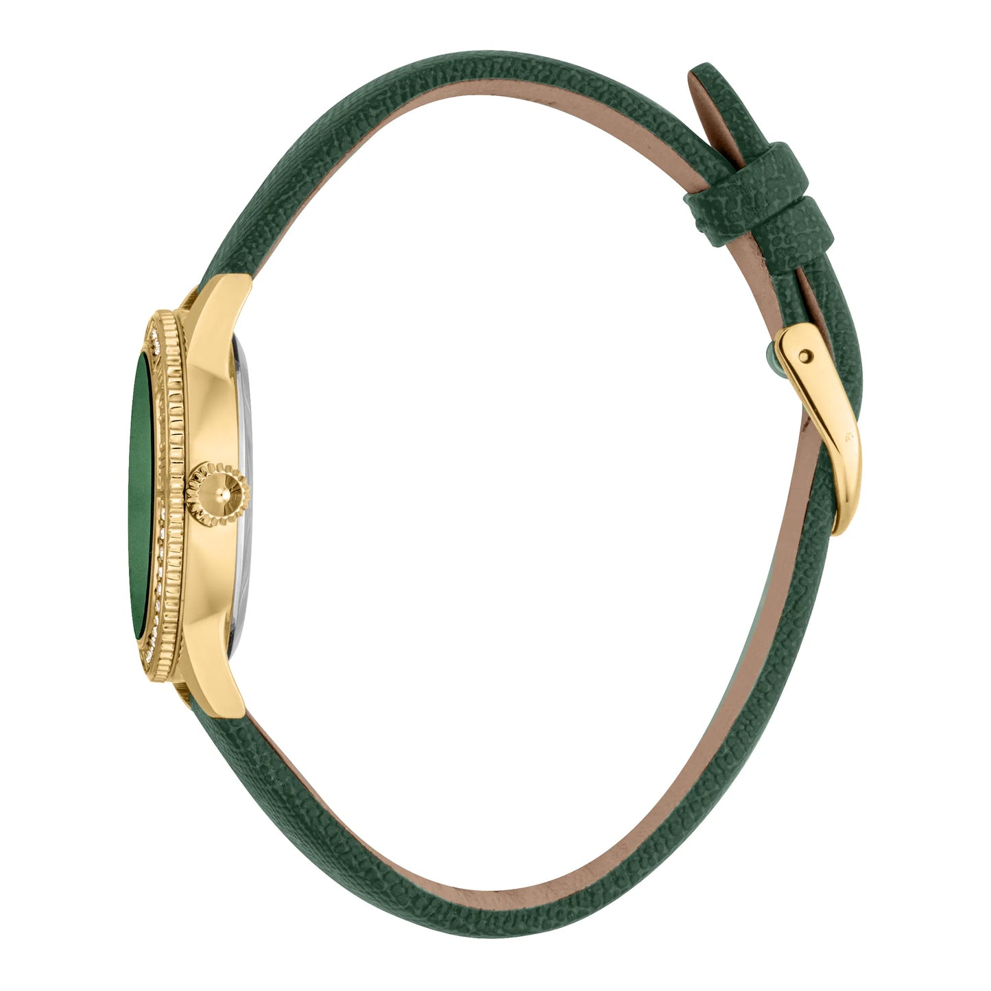 Neive Leather Green Yellow Gold
