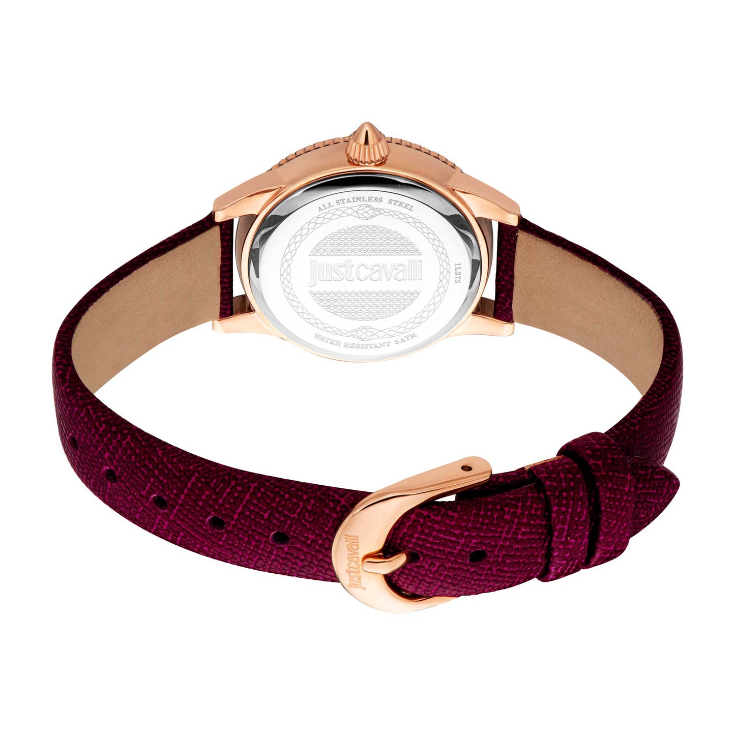 Neive Leather Red Rose Gold