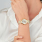 Modena Leather Beige Yellow Gold