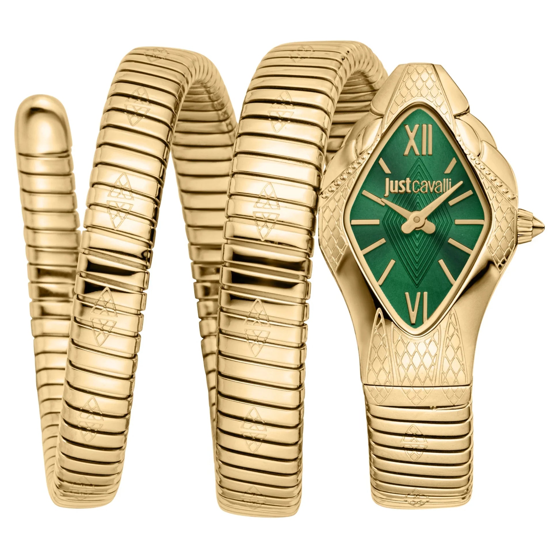 Cristallo Yellow Gold Bottle Green