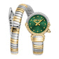 Radiosa Two Tones YG Silver Green