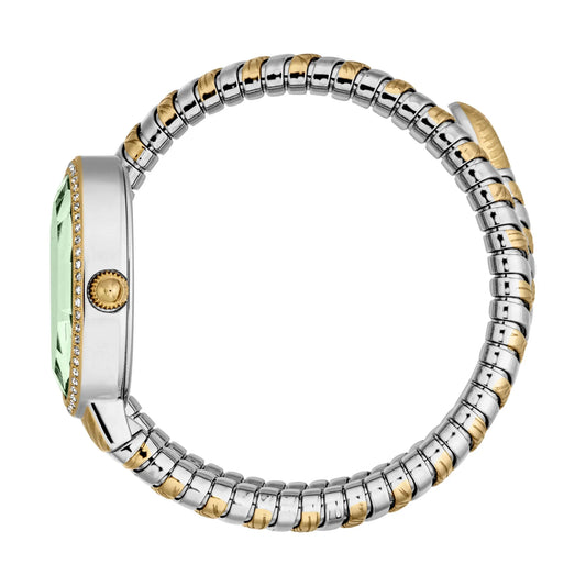 Velina Silver Yellow Gold Green