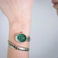 Velina Silver Yellow Gold Green