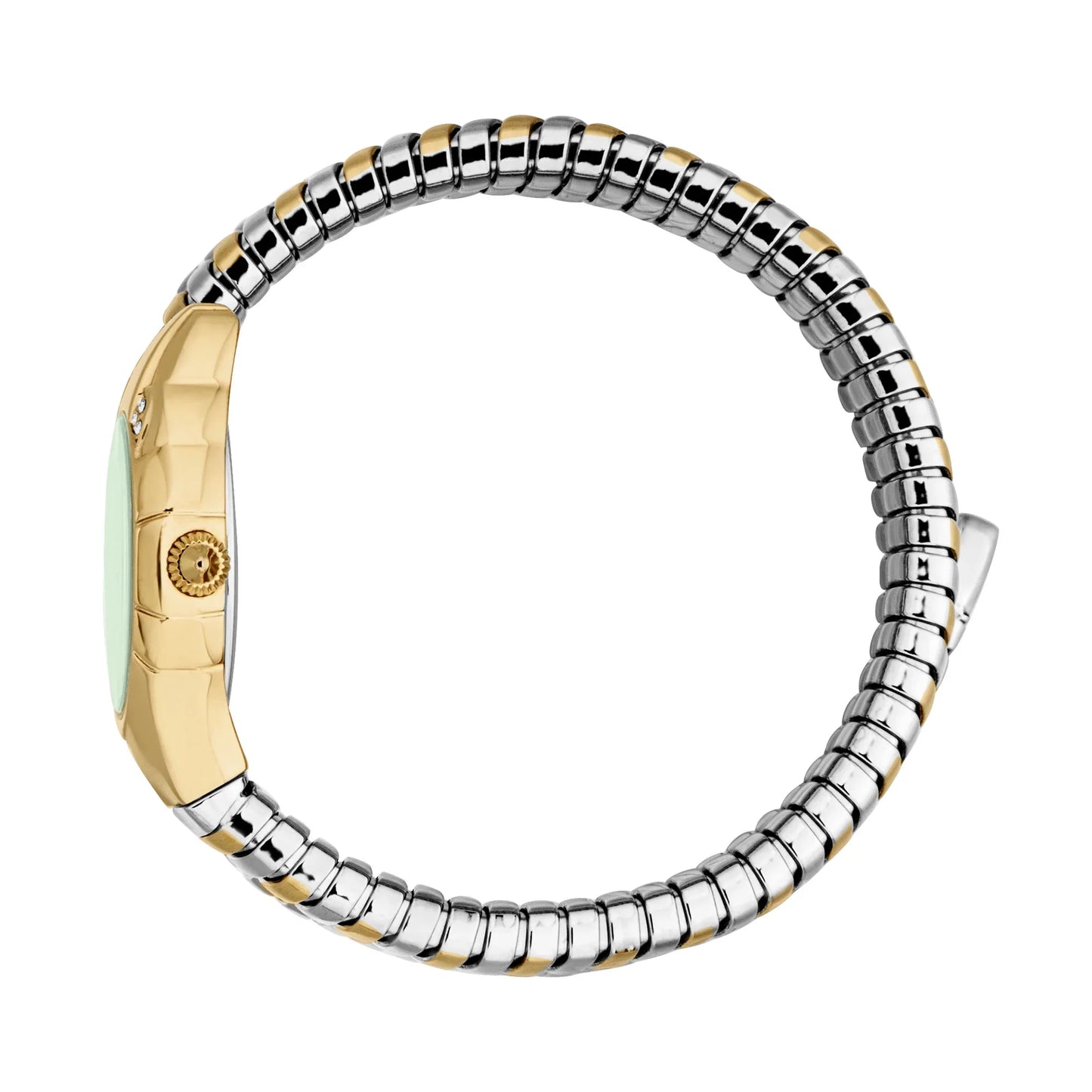 Amanta Yellow Gold Silver Green