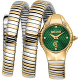 Amanta Yellow Gold Silver Green