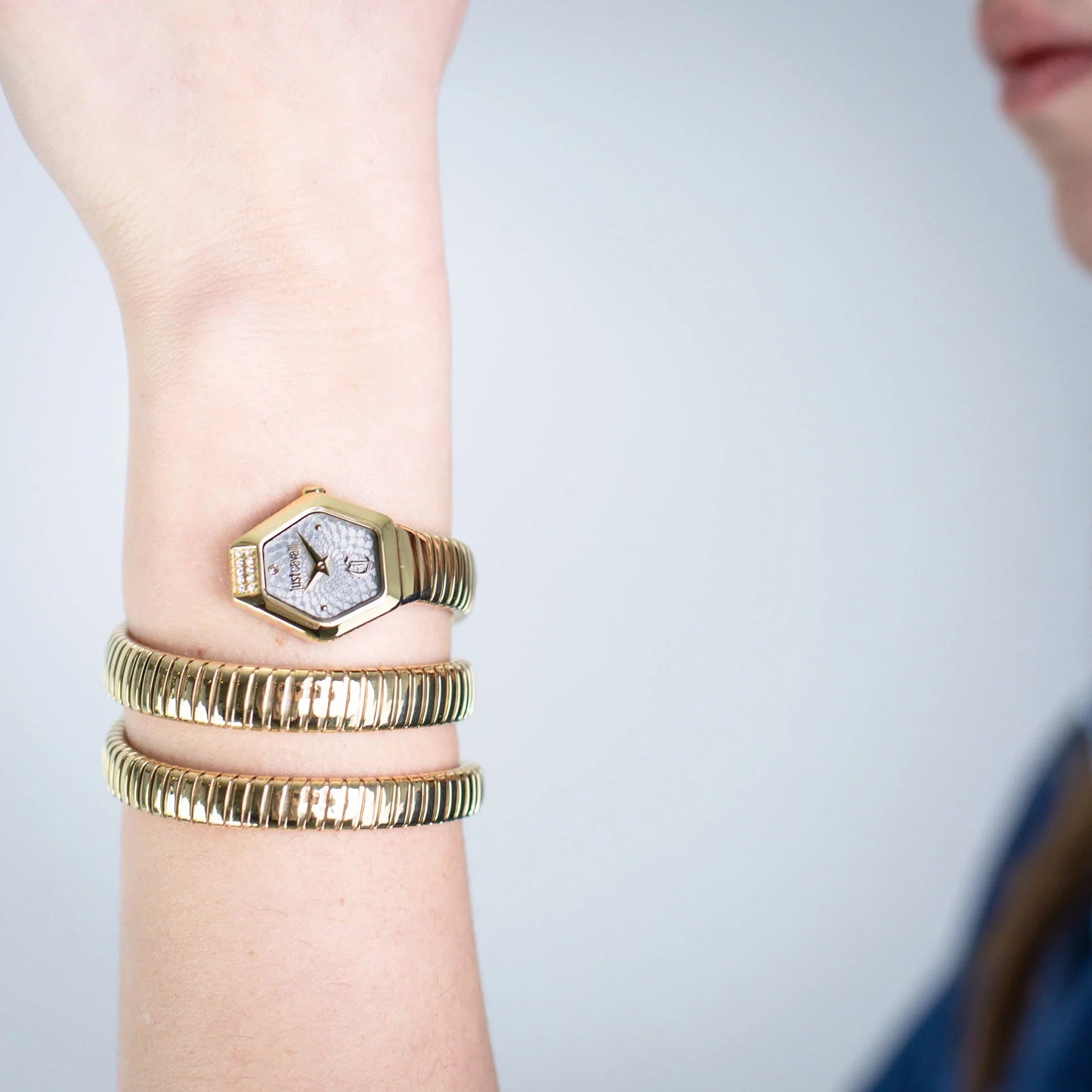 Romina Yellow Gold Silver