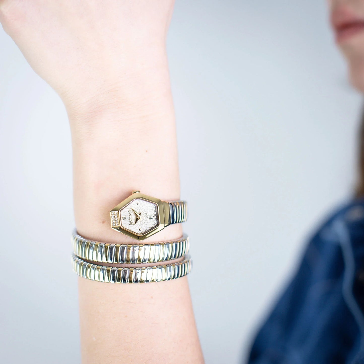Romina Silver Yellow Gold Champagne