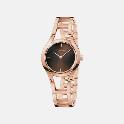 Women Quartz Brown Dial Analog Stainless Steel Watch K6R2362K