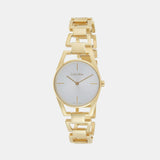 Women Quartz Silver Dial Analog Stainless Steel Watch K7L23546