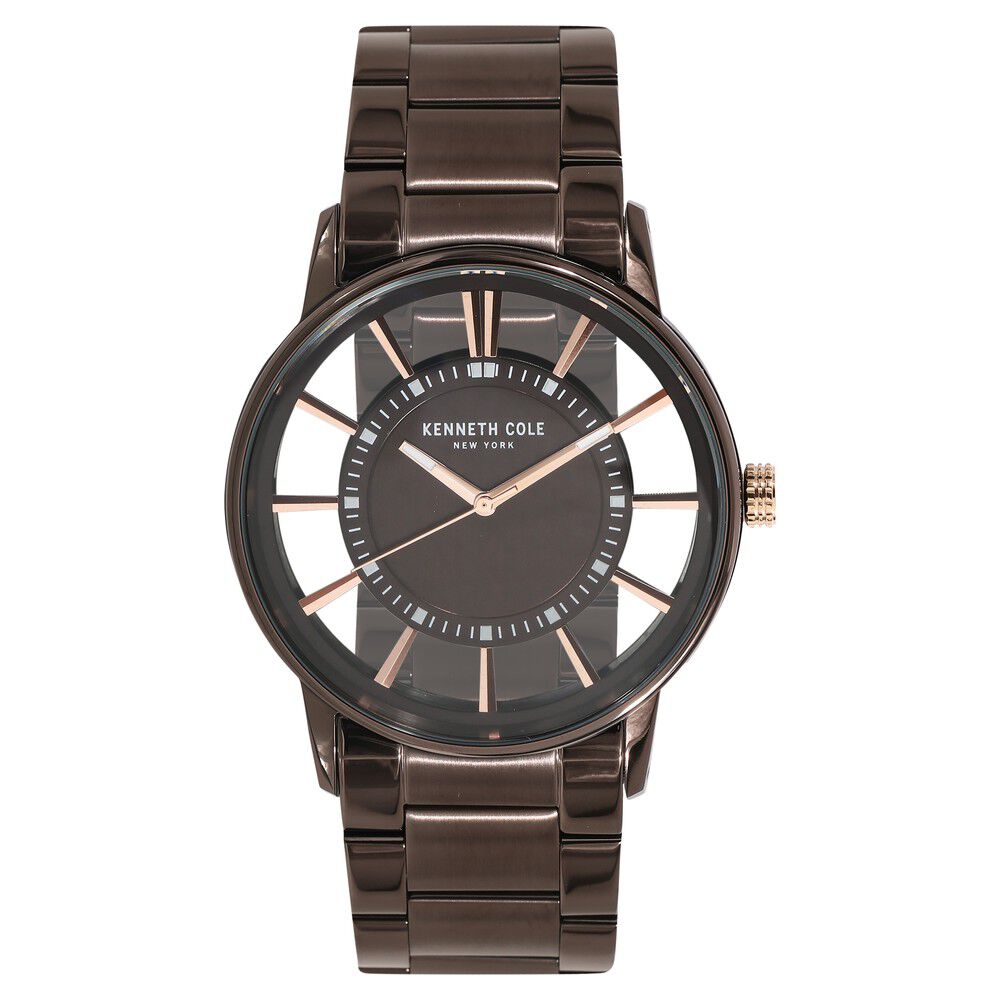 Kenneth Cole Quartz Analog Black Dial Watch for Men-NCKC10010706MN