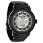 Kenneth Cole Quartz Analog Black Dial Metal Strap Watch for Men-NCKC10011618MN