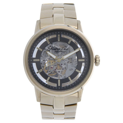 Kenneth Cole Automatic Grey Dial Stainless Steel Strap Watch for Men-KC10026787MN